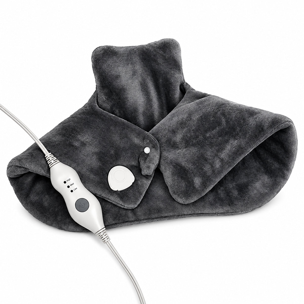 Electric Neck and Back Warmer
Heated neck and back warmer with remote control Microfleece electric neck and shoulder warmer Electric warmer with three heat settings King size heated neck and back warmer Regular size electric back warmer Heated wrap with snap closure Electric neck warmer with 10 ft cord