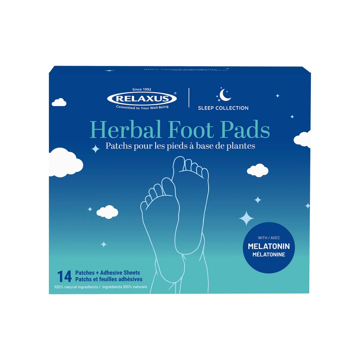 Wholesale Sleep Aid Herbal Foot Pads - Displayer of 6