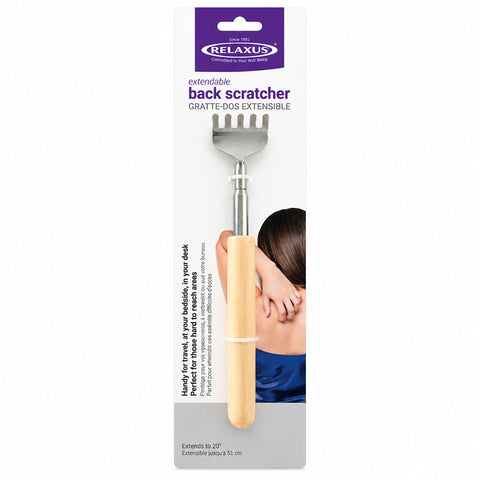 Extendable wooden back scratcher
Wooden back scratcher extended to 20 inches Compact 7 inch wooden back scratcher Telescoping wooden back scratcher  Portable back scratcher for travel Wooden back scratcher for hard-to-reach areas
Extendable back scratcher for bedside use Compact wooden back scratcher for desk or travel