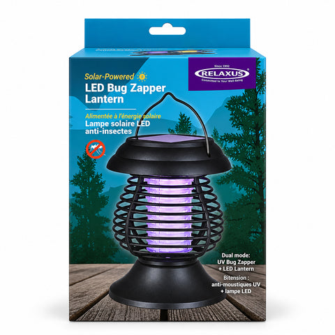 Wholesale Solar-Powered LED Bug Zapper Lantern