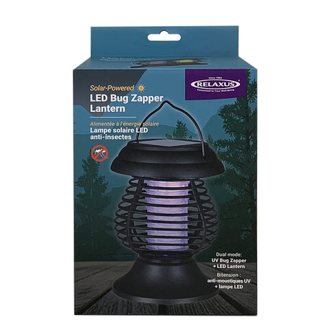 Wholesale Solar-Powered LED Bug Zapper Lantern