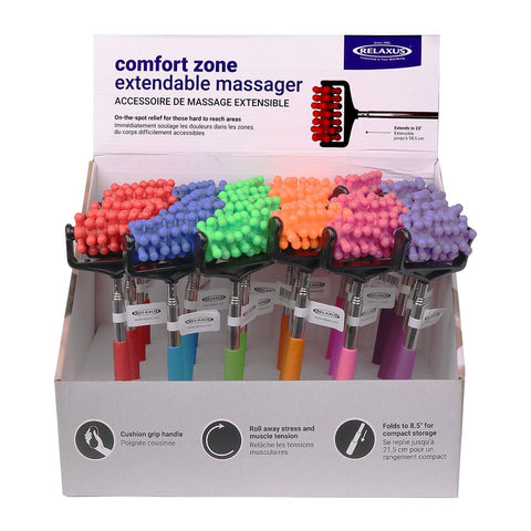 Wholesale Comfort Zone Extendable Massager - Displayer of 24