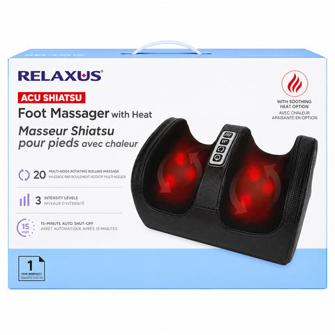 Wholesale Acu Shiatsu Electric Foot Massager with Heat