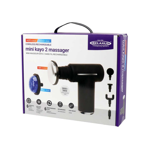 Wholesale Hot & Cold Kayo 2 Mini Massage Gun packaging