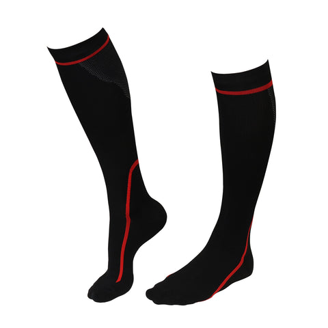 Copper Tech Compression Socks over the calf; moderate compression socks 15-25 mmHg; copper infused compression socks; breathable moisture-wicking compression socks; cushioned over-the-calf support socks; travel compression socks with reinforced toe
