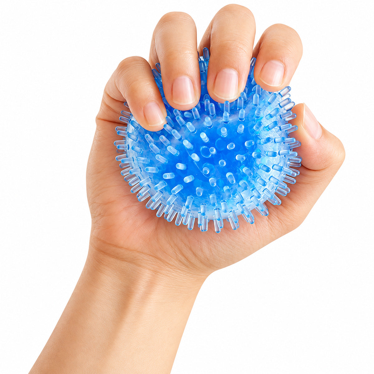 Thera Way Stress Ball TPR stress ball with EVA beads Handheld tactile stress relief ball Thera Way sensory squeeze ball Stress ball for dexterity exercises
Stress ball for grip-strength activities
Phthalate-free TPR stress ball
8 cm tactile squeeze ball