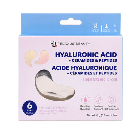 Hyaluronic acid eye masks
Cooling eye masks for the under-eye area Eye masks with ceramides and peptides Under-eye masks with hyaluronic acid Hydrating eye mask pair Cooling masks applied under the eyes Vegan eye masks for under-eye care Eye masks for a 15-minute skin-care treatment