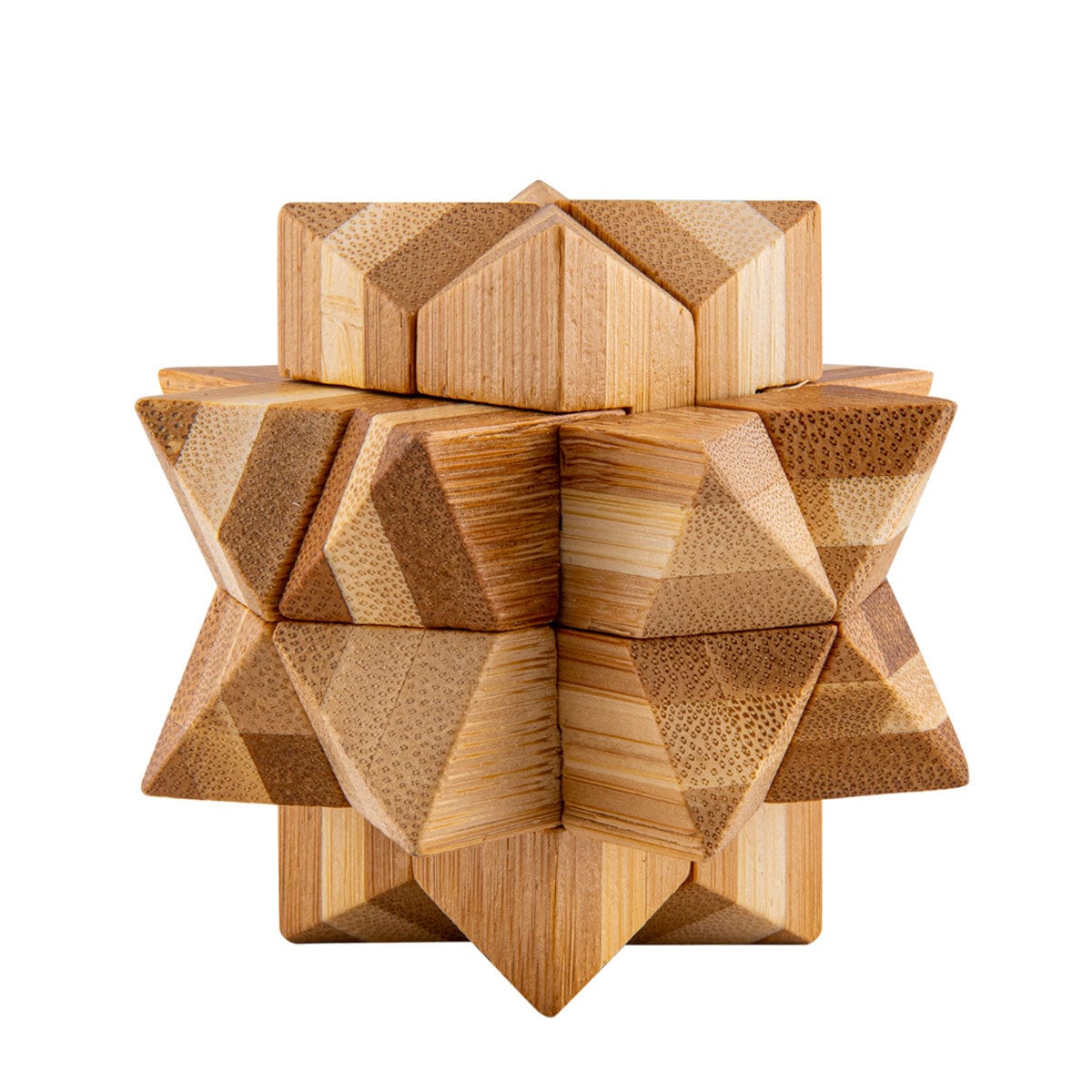 Wholesale Eco Bamboo Puzzles Displayer of 18