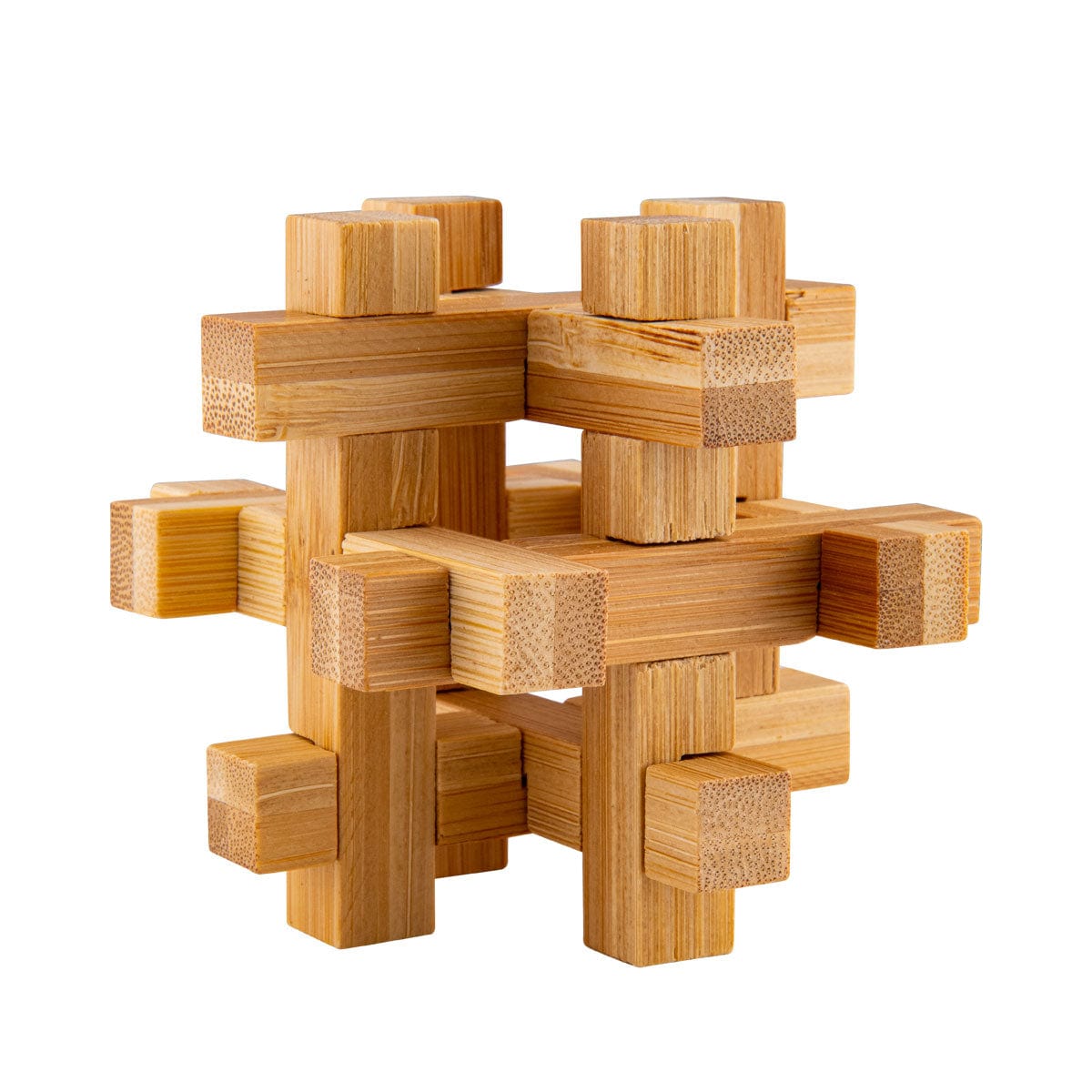Wholesale Eco Bamboo Puzzles Displayer of 18