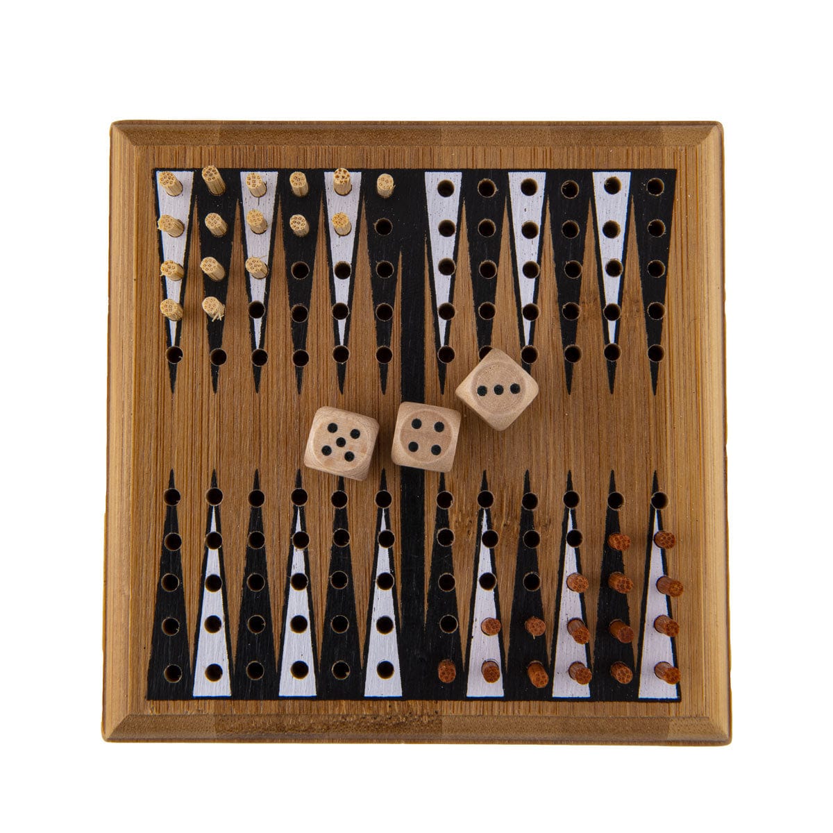 Wholesale Eco Bamboo Board Games Displayer of 18