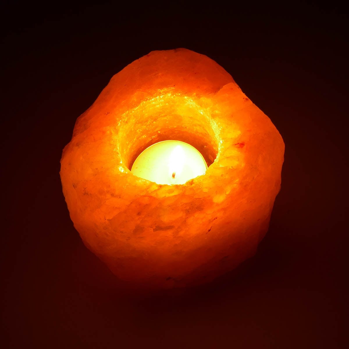 Wholesale Natural Himalayan Salt Tea Light Holder
