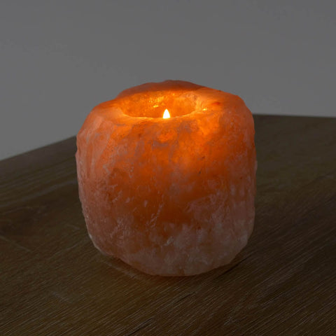 Wholesale Natural Himalayan Salt Tea Light Holder