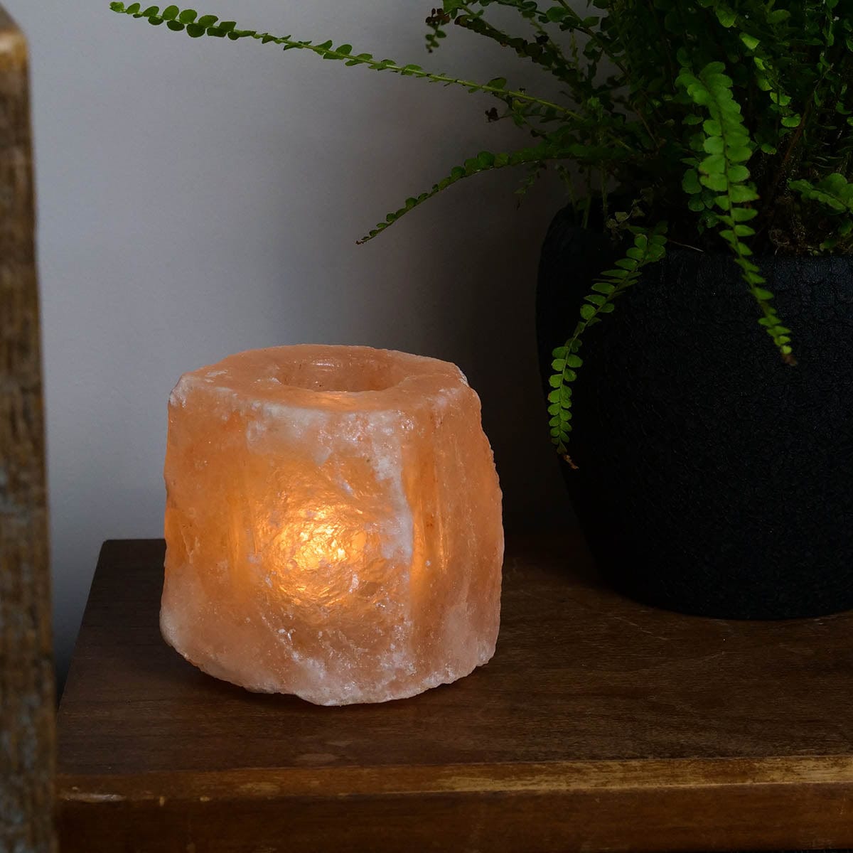 Wholesale Natural Himalayan Salt Tea Light Holder
