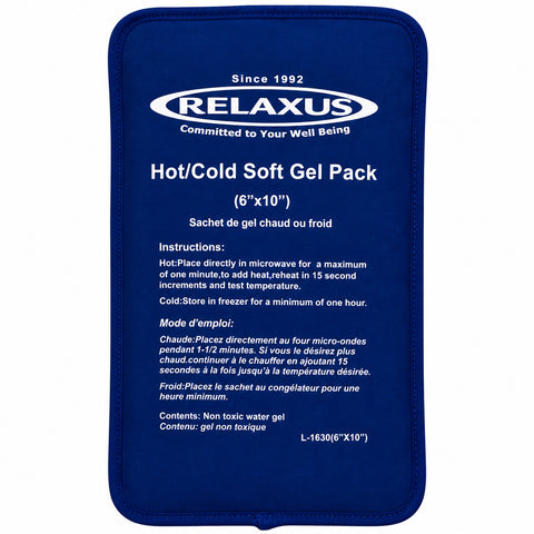 Reusable hot and cold gel pack Hot and cold therapy gel pack 6 x 10 inch gel pack 6 x 18 inch reusable gel pack 10 x 12 inch hot and cold pack 14 x 17 inch gel therapy pack Microwaveable and freezer-compatible gel pack Reusable gel pack with fabric cover