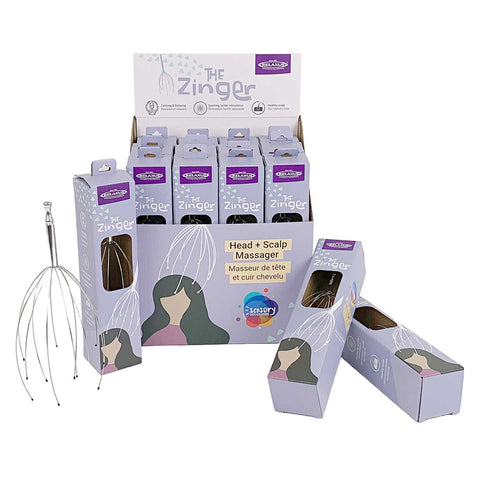 Wholesale  Zinger Head Massager Displayer of 12