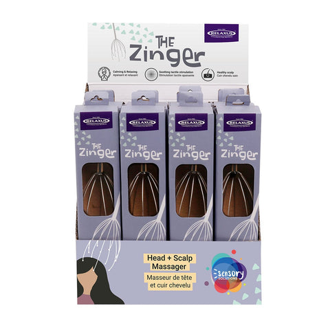 Wholesale  Zinger Head Massager Displayer of 12