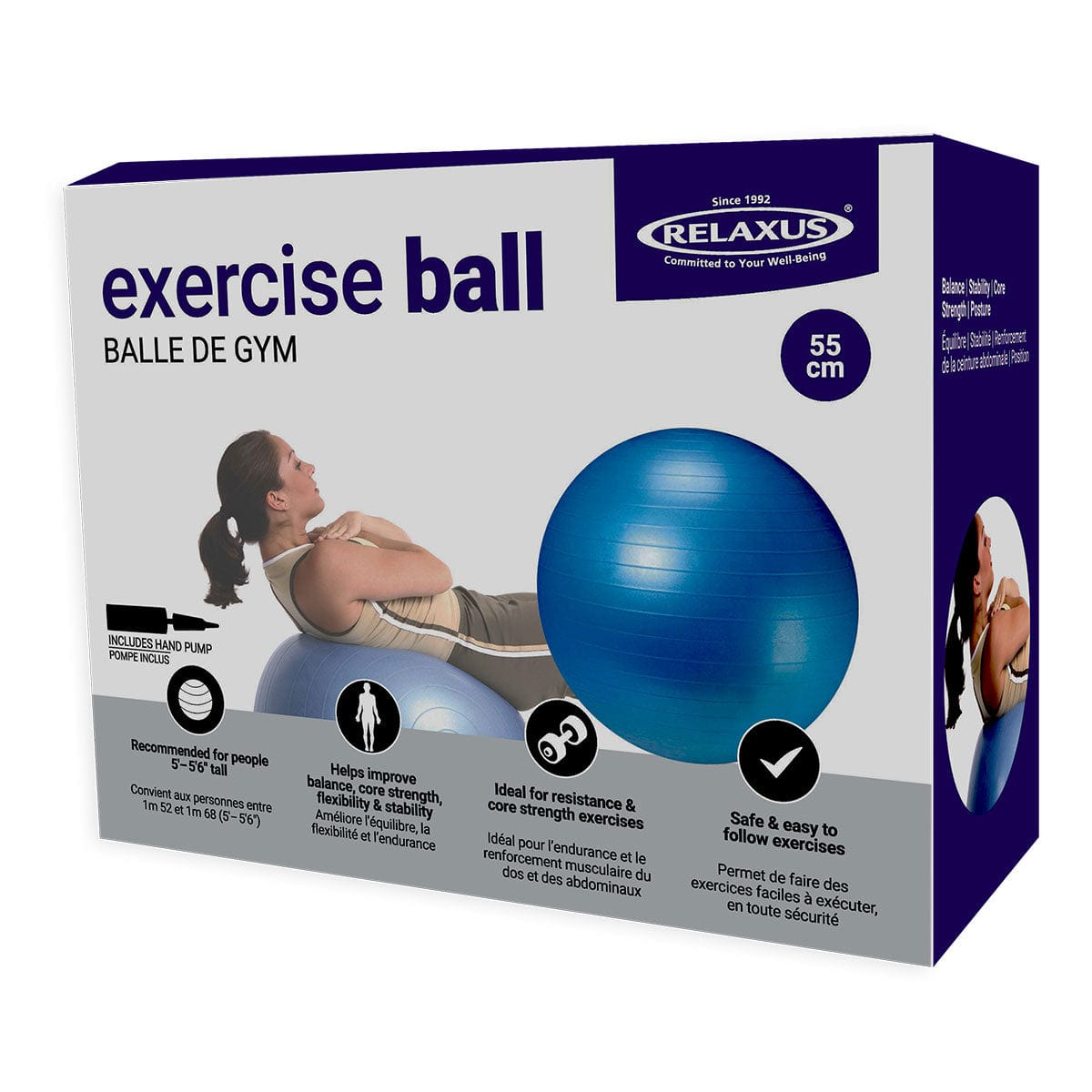 Wholesale Yoga Exercise Ball (55-65 cm)
