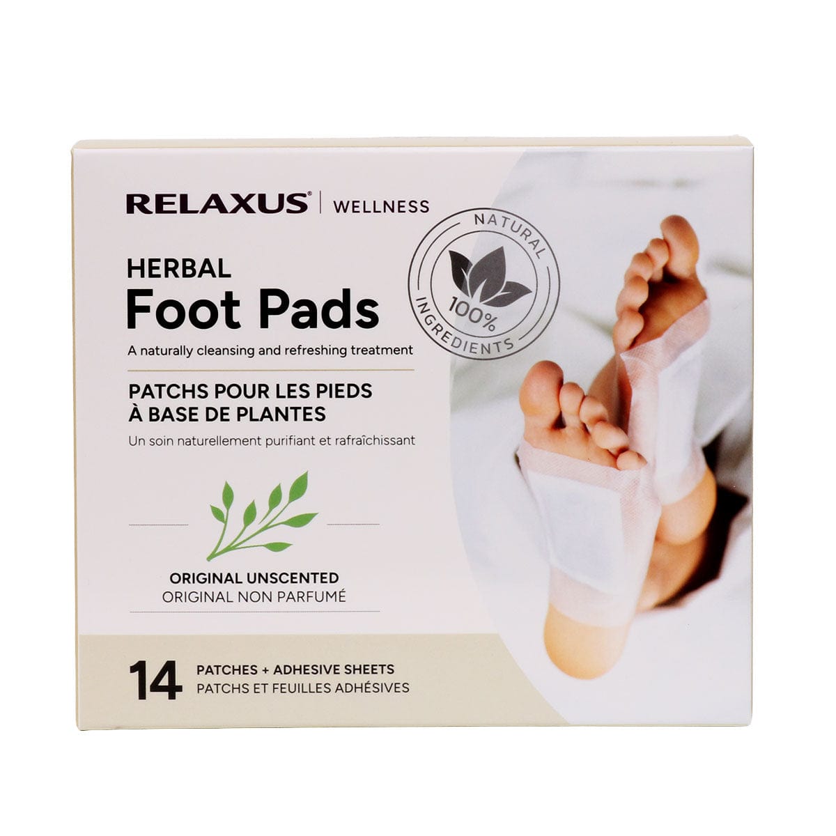Wholesale Herbal Detox Foot Pads Displayer of 6