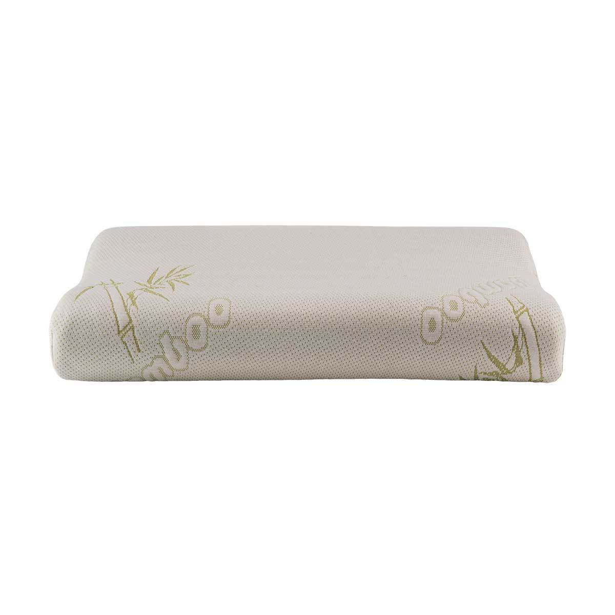 high-density neck tech pillow; firm contouring pillow for side sleepers; queen size neck support pillow; high-density pillow with bamboo blend cover; firm pillow for back sleepers; contouring neck pillow with washable 