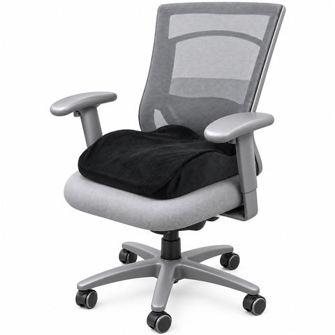 Orthopedic back and seat support cushion Memory foam lumbar support cushion Contoured back and seat support for chair High-density memory foam support cushion Orthopedic seat support with adjustable strap Polyester-covered memory foam lumbar cushion Back and tailbone support cushion Contoured memory foam chair support