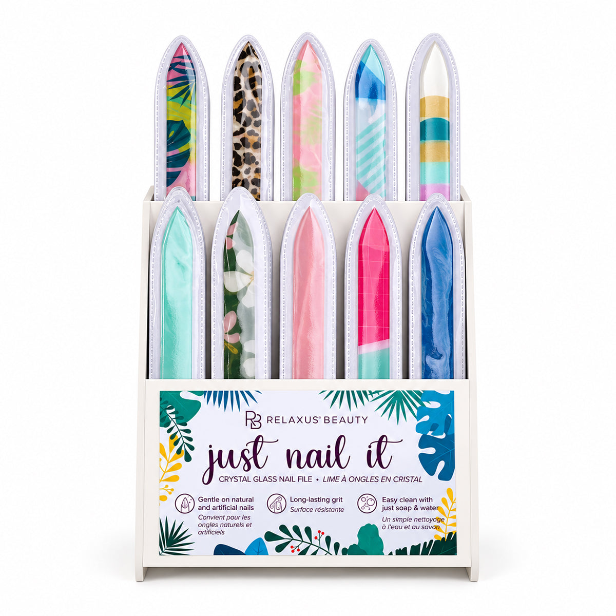 Just Nail It crystal nail file
Double-sided tempered glass nail file
Fine-grit crystal nail file
Glass nail file for natural nails
Crystal nail file for artificial nails
Tempered glass manicure file
Double-sided fine-grit nail file
Crystal nail shaping and smoothing tool