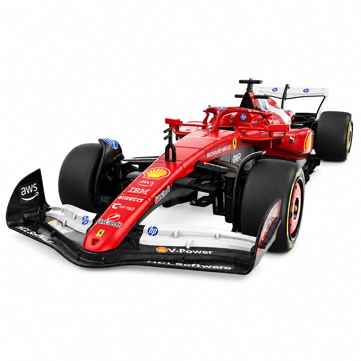 Ferrari SF-25 1:18 licensed RC race car
Ferrari Formula 1 remote-control car
1:18 Ferrari SF-25 RC car with remote
Ferrari SF-25 2.4GHz remote-control race car Ferrari Formula 1 RC car side view Ferrari SF-25 RC racing car for ages 6+ 1:18 scale Ferrari F1 replica RC car Ferrari SF-25 remote-control car for indoor and outdoor play