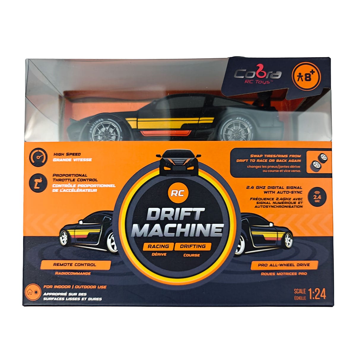 Wholesale RC 1:24 Mini Drift Machine Racer Car