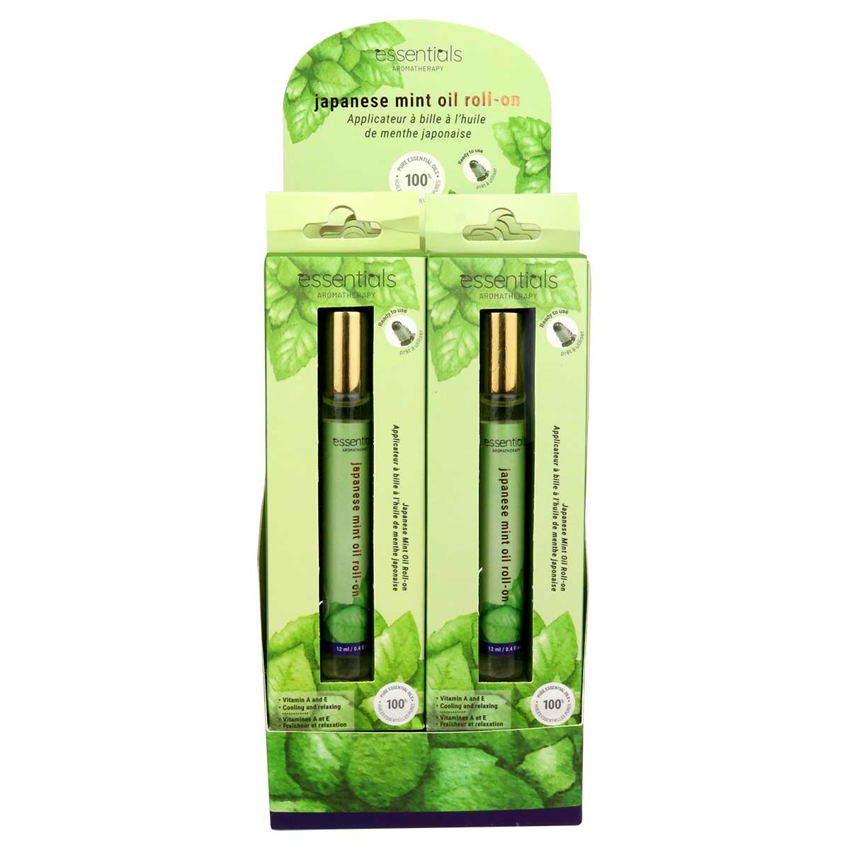 Wholesale Japanese Mint Oil 12 ml Roll-On - Displayer of 12
