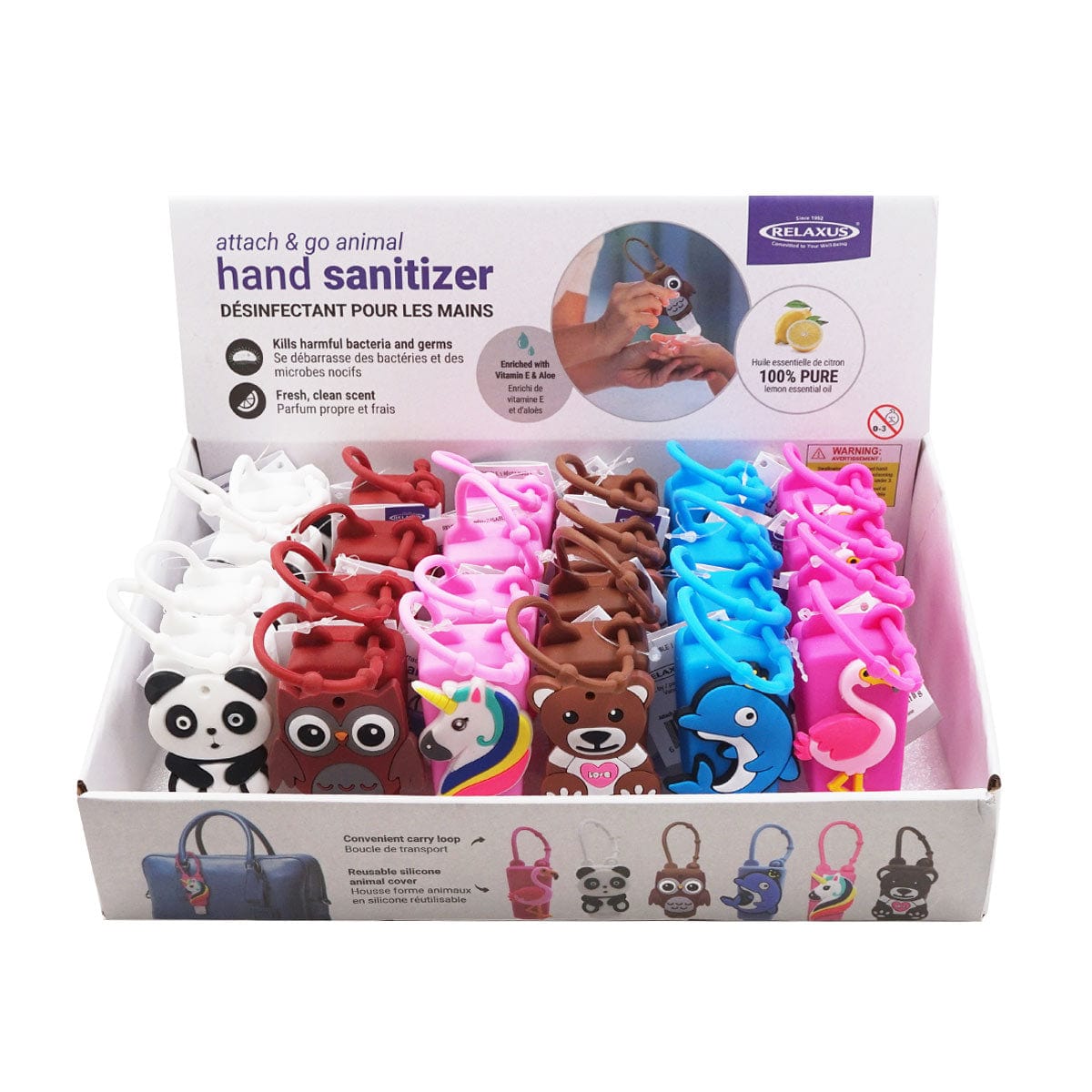 Wholesale Attach & Go Animal Hand Sanitizer 30 ml