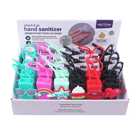 attach & go hand sanitizers - pop displayer
