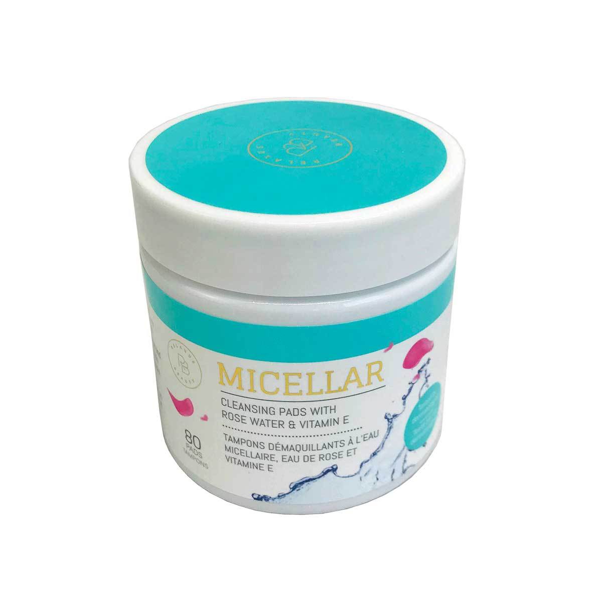Relaxus Beauty Wholesale Micellar Water Rose Vitamin E Cleansing Pads
