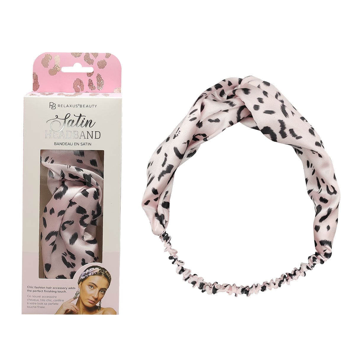 Wholesale Satin Headband  - Displayer of 12