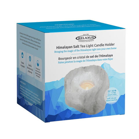 Wholesale White Himalayan Salt Tea Light Holder