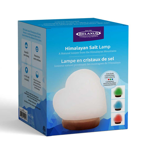 Wholesale Heart Colour-Changing Mini Himalayan Salt Lamp