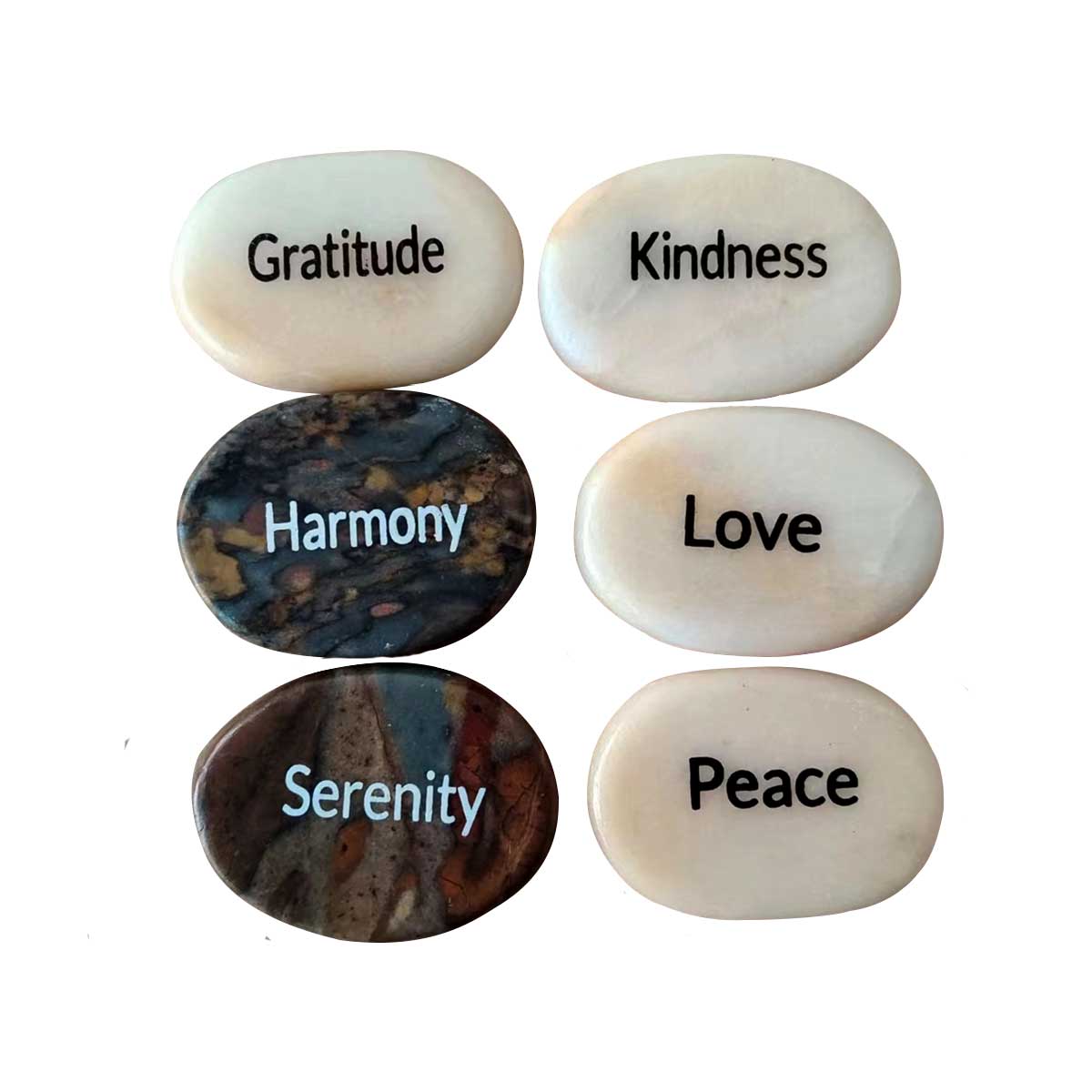Wholesale Inspirational Worry Stones Displayer of 36