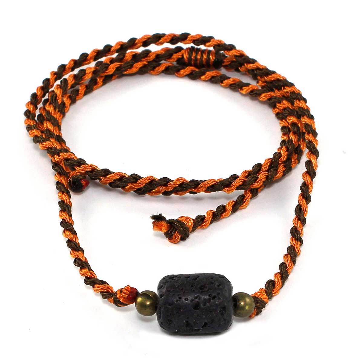 6 x Essential Oil Jewelry Necklaces /Bracelets with  1.5 ml vial of Orange Essential Oil.