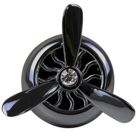 Wholesale Metallic Black Fan Style Car Vent Oil Diffusers