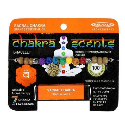 Wholesale Sacral Chakra Scents Aroma Bracelet  