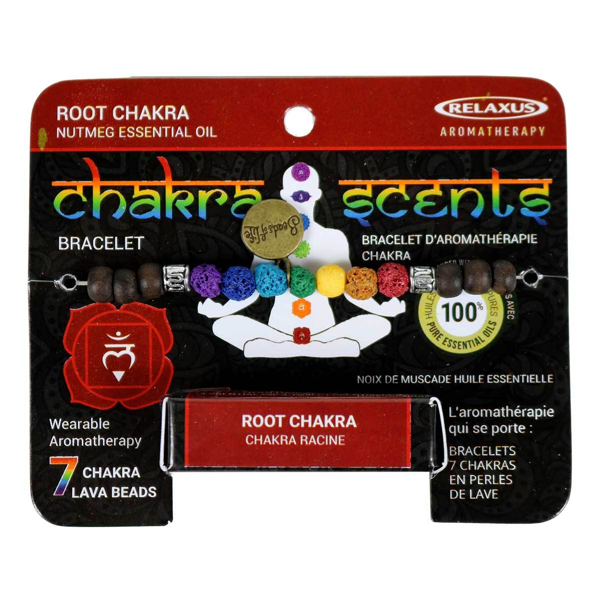 Wholesale Root Chakra Scents Aroma Bracelet  