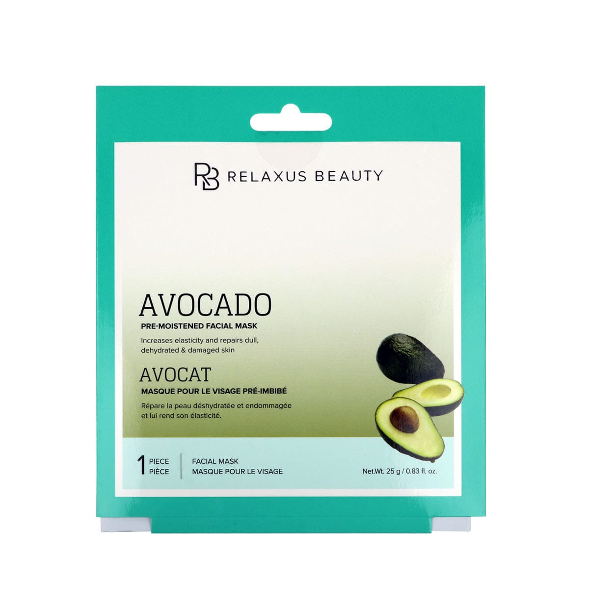 Wholesale Avocado & Vitamin E Face Mask Displayer of 12