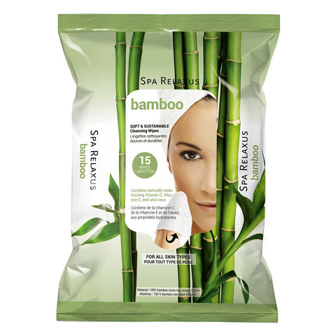 Wholesale Bamboo with Aloe Cleansing Wipes Displayer of 12