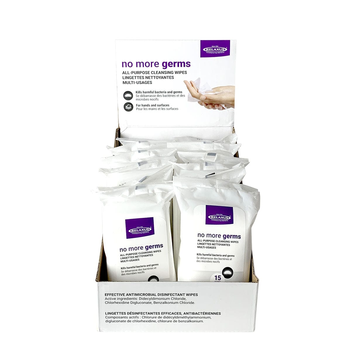 No More Germs Anti-Bacterial Cleansing Wipes