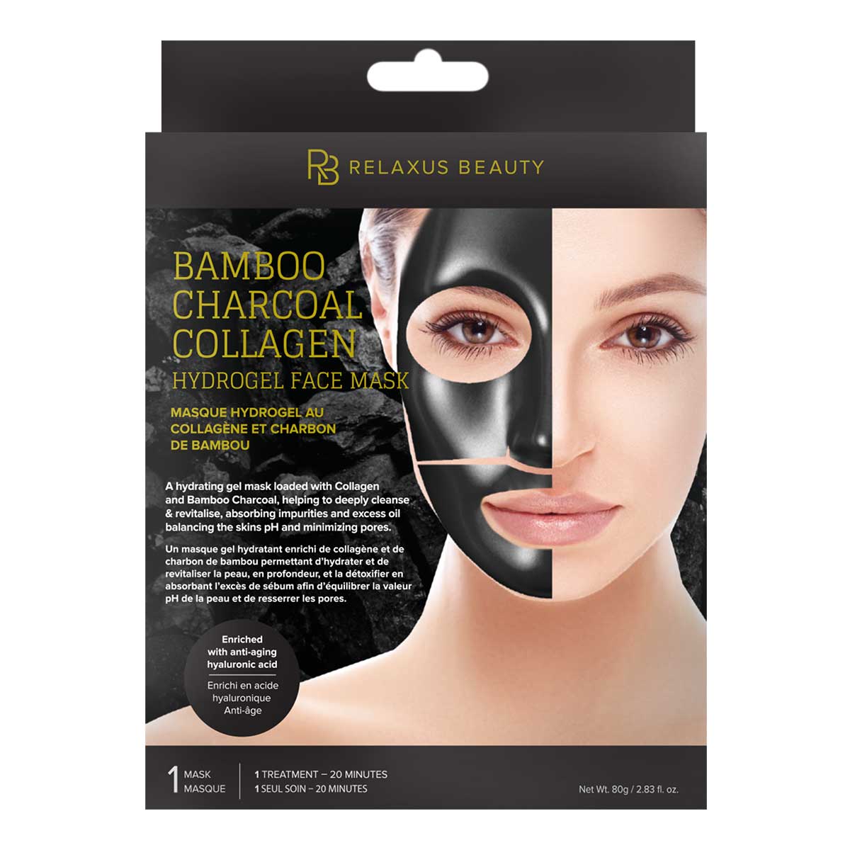 Wholesale Charcoal Face Mask Displayer of 6