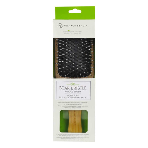 Wholesale Boar & Nylon Bristle Bamboo Paddle Brush