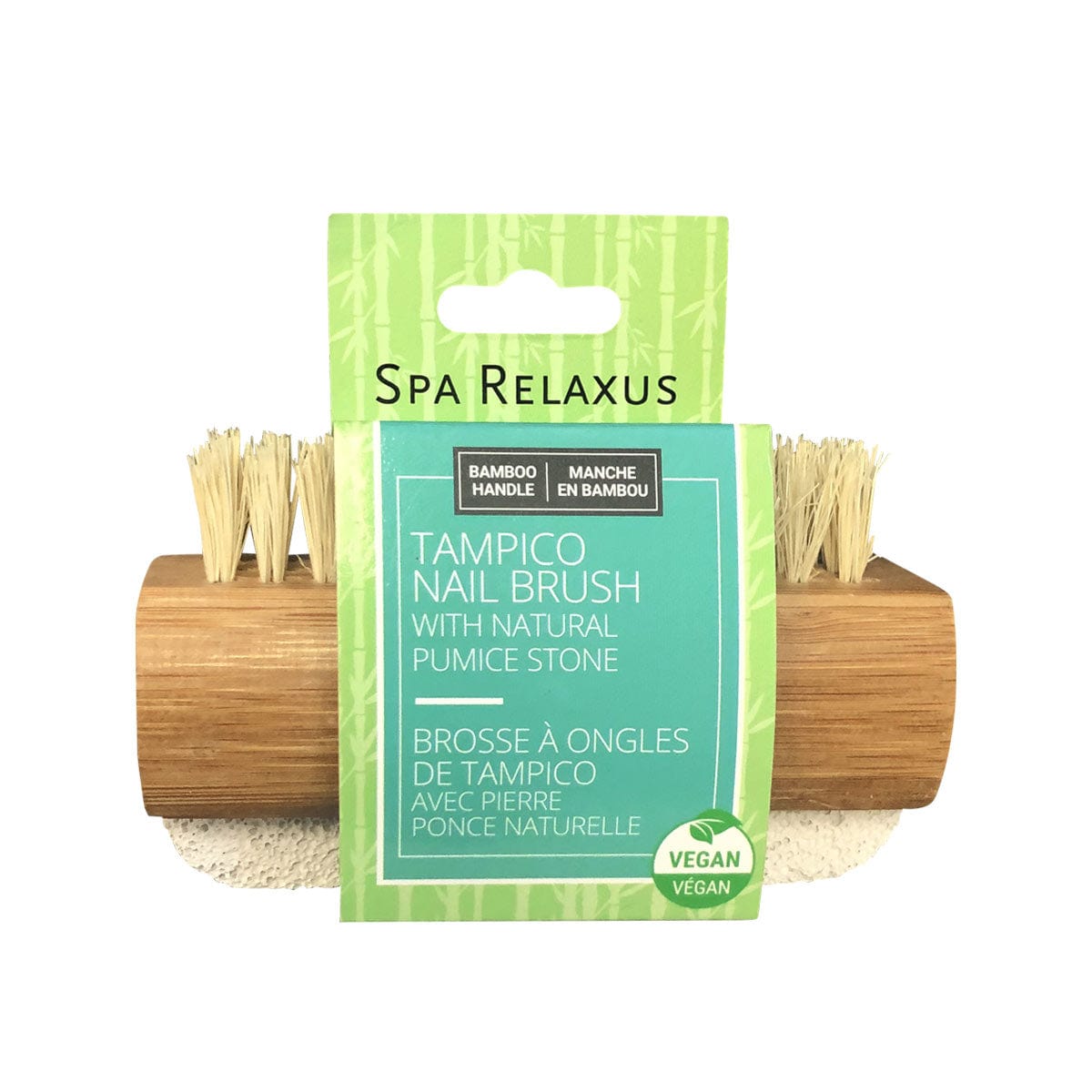  Tampico Nail Brush With Pumice Stone
