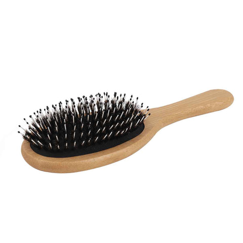 Wholesale Boar & Nylon Bristle Bamboo Hair Brush