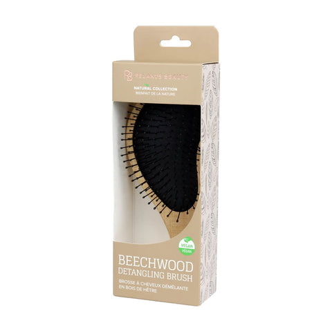 Beechwood Detangling Brush packaging