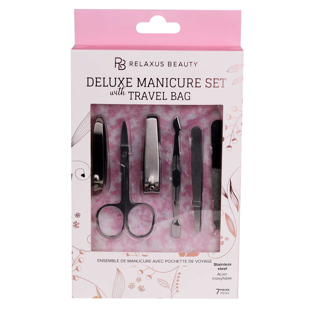 Wholesale 7-pc Manicure Set with Travel Bag