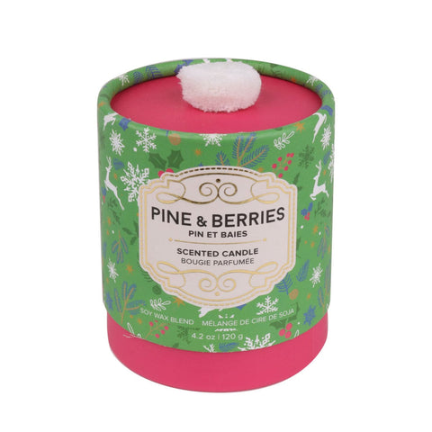 Wholesale Scented Christmas Candles Pine and Berries