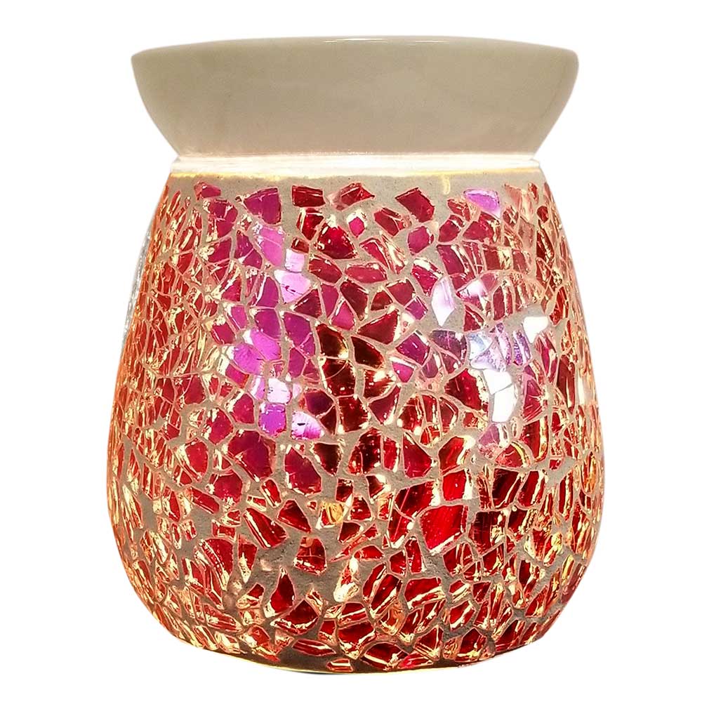 Wholesale Aroma Crackle Glass Electric Oil & Wax Warmer 